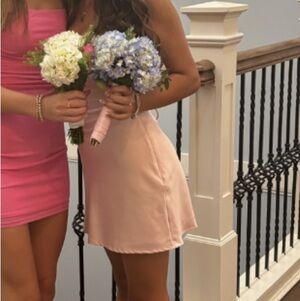 Pink and Light Pink Mini Dresses